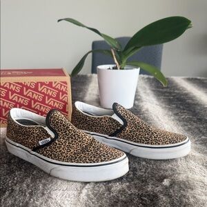 Vans Wild Leopard Slip-On Shoes